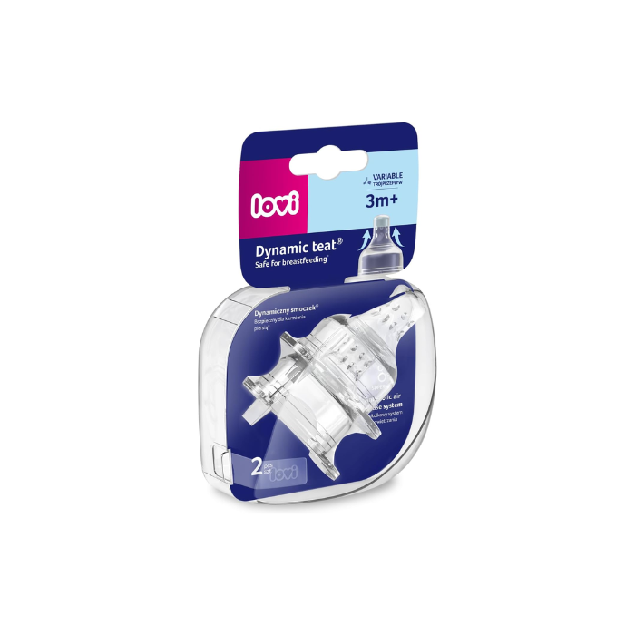 Lovi Dynamic Teat - Tri Flow 3m+ 2pcs