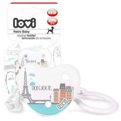 Lovi Soother Holder - Retro Baby
