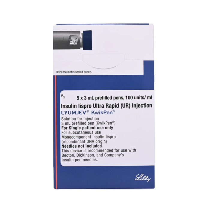 LYUMJEV 100IU/ML SOL FOR INJ 3ML PRE-FILLED KWIK PEN X 5