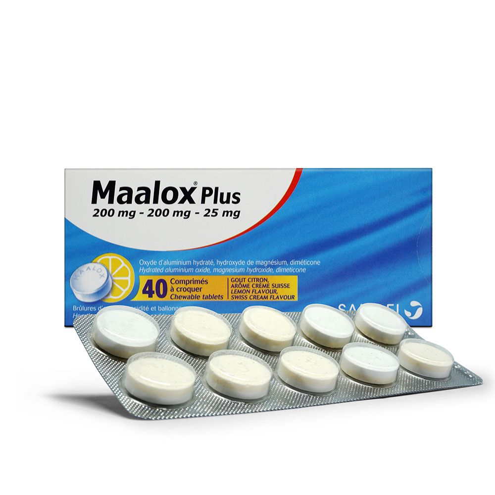 Maalox Plus Tablets 40's