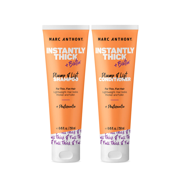 Marc Anthony Instantly Thick+Biotin Shampoo 250ml + Conditioner 250ml Combo