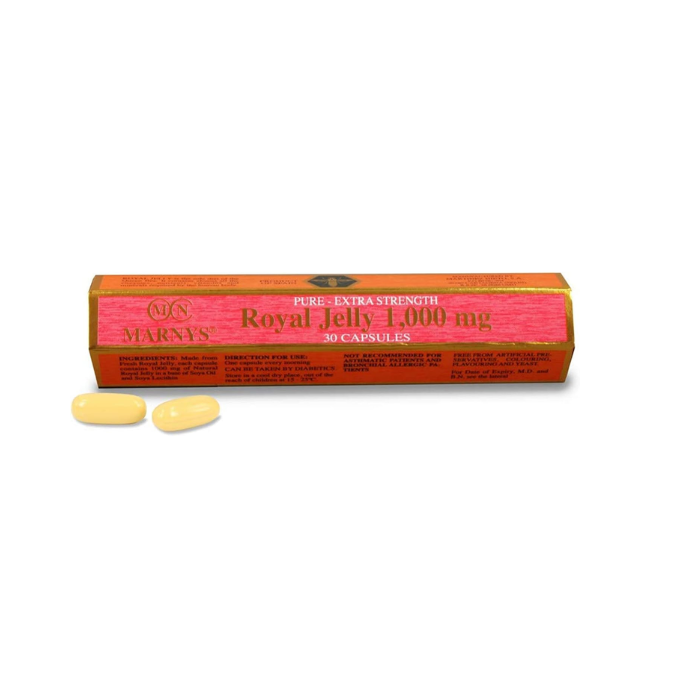 Marnys Royal Jelly 1000 mg 30 Capsules