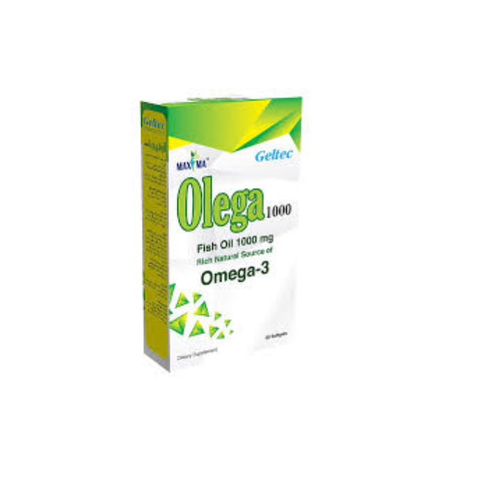 Maxima Olega 1000mg Fish Oil 30 SoftGel