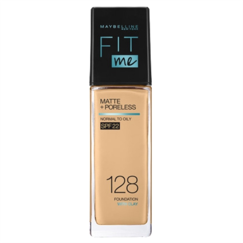 Maybelline New York Fit Me Matte & Poreless Foundation 16H (SPF 22)-128