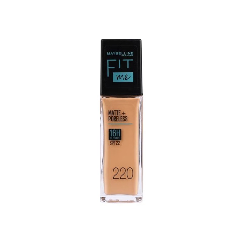 Maybelline New York Fit Me Matte & Poreless Foundation 16H (SPF 22)-220