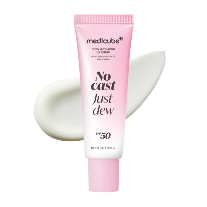 Medicube No Cast Just Dew PDRN UV SPF50+ Serum 50ml