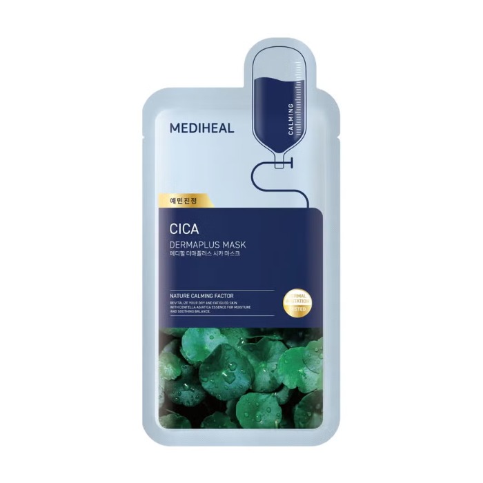 Mediheal Dermaplus Mask Cica, Calming and Hydrating Sheet with Centella & Panthenol - 22ml