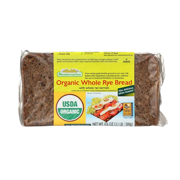 Mestemacher Organic Rye Bread 500 gm