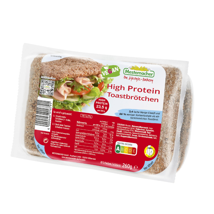 Mestemacher Protein Toast Bread 260 gm