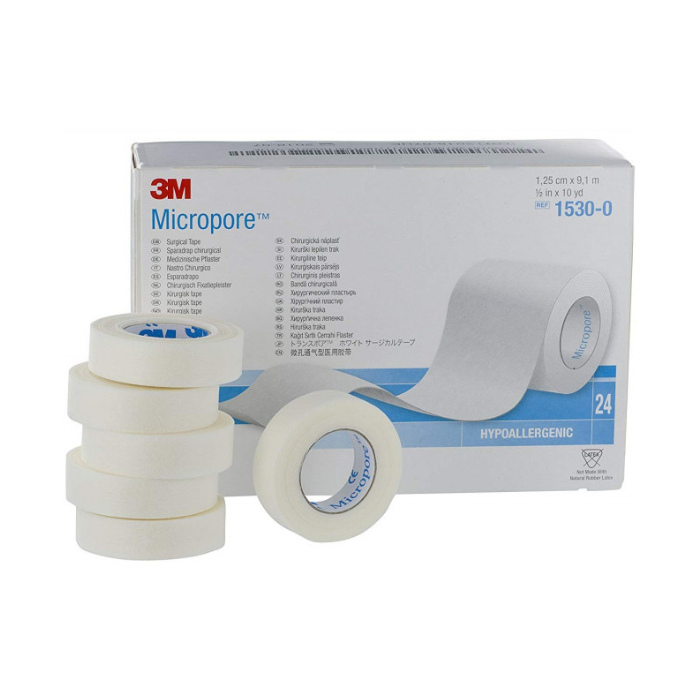 3M Micropore Surgical Tape 1.25cm x 9.1m -1 pcs