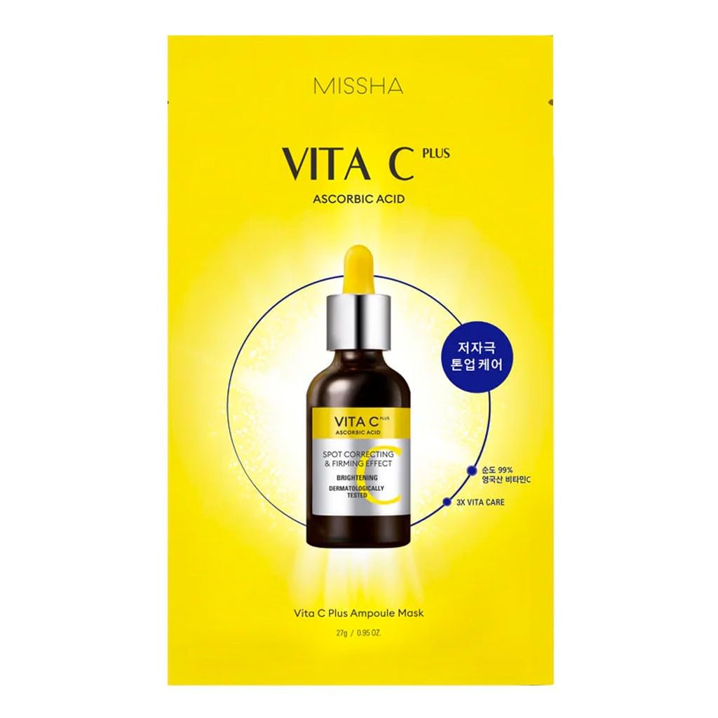 Missha Vita C Plus Facial Mask Ampoule 27g
