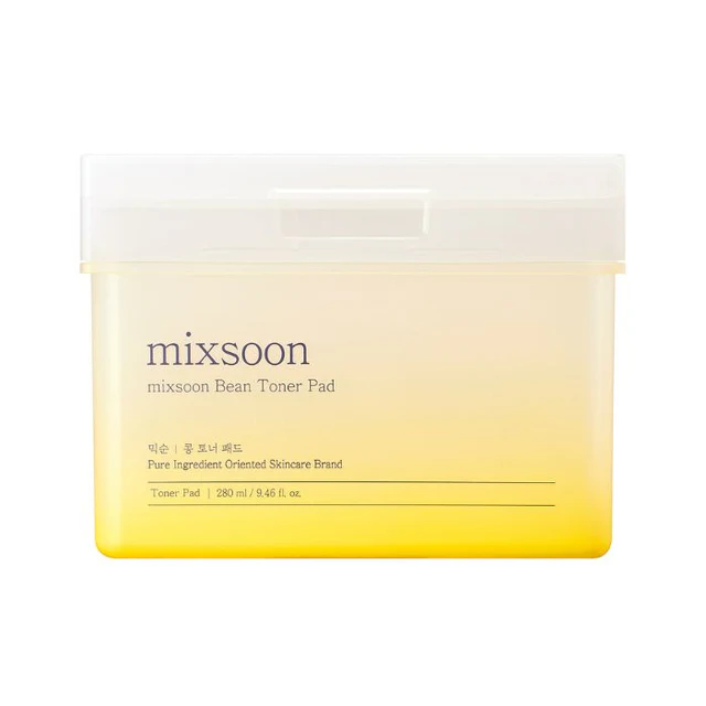 Mixsoon Bean Toner Pad 70s Deep Hydration, Firming, Soothing, and Nourishing First-Step Skincare 180ml