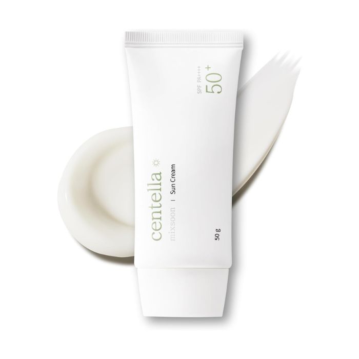 Mixsoon Centella (SPF 50+) Daily Sunscreen with Asiatica for UV Protection and Hydration, 50g