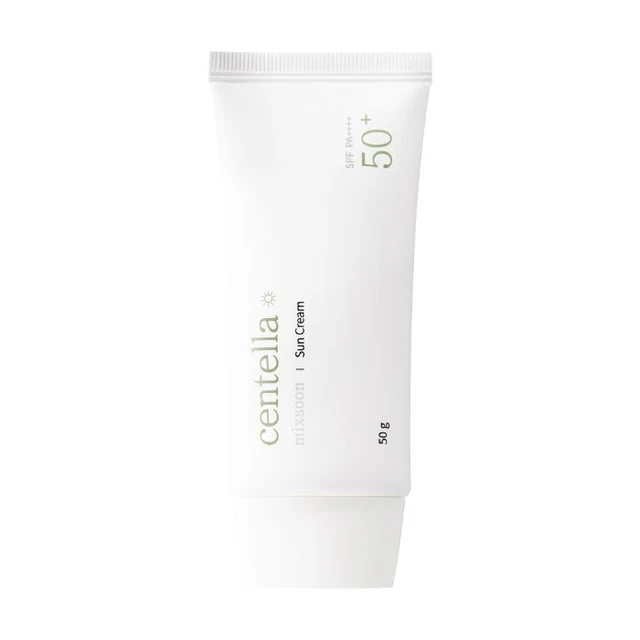 Mixsoon Centella (SPF 50+) Daily Sunscreen with Asiatica for UV Protection and Hydration, 50g