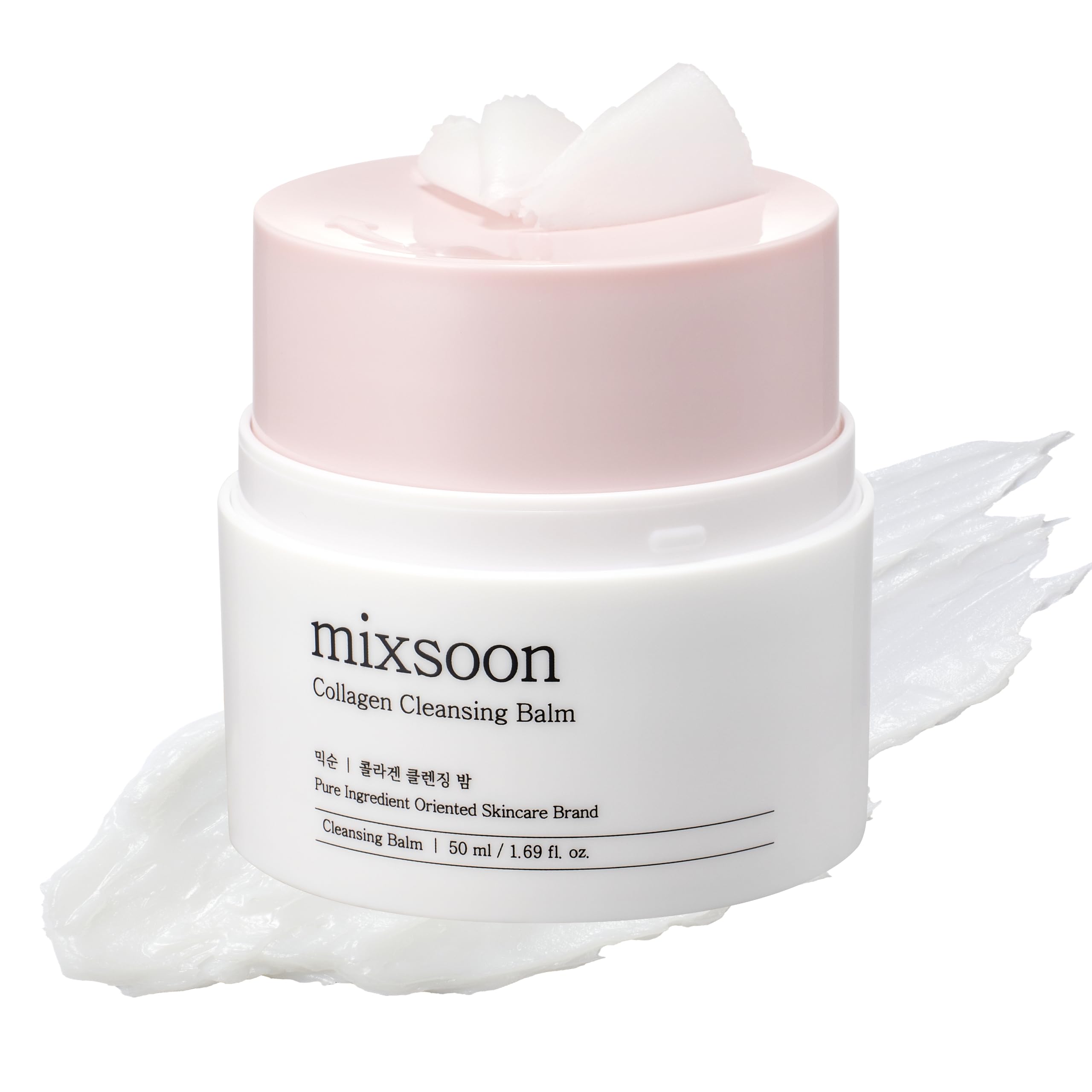 Mixsoon Collagen Balm Cleanser, Melting Makeup Remover with Hydration and Skin Firming, 50ml