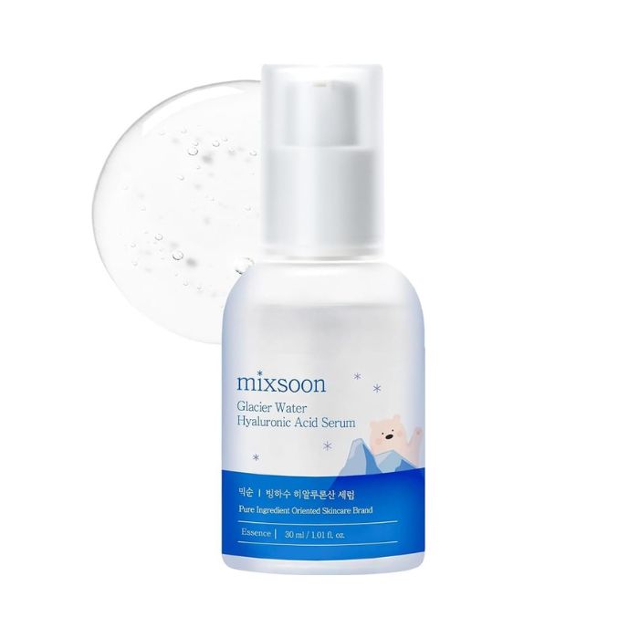 Mixsoon Glacier Water Hyaluronic Acid, Deep Hydration and Skin Barrier Strengthening Serum, 30ml