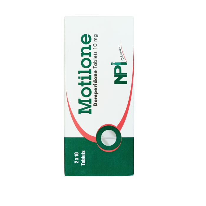 Motilone 10mg Tablet 20's (10's Blister X 2)