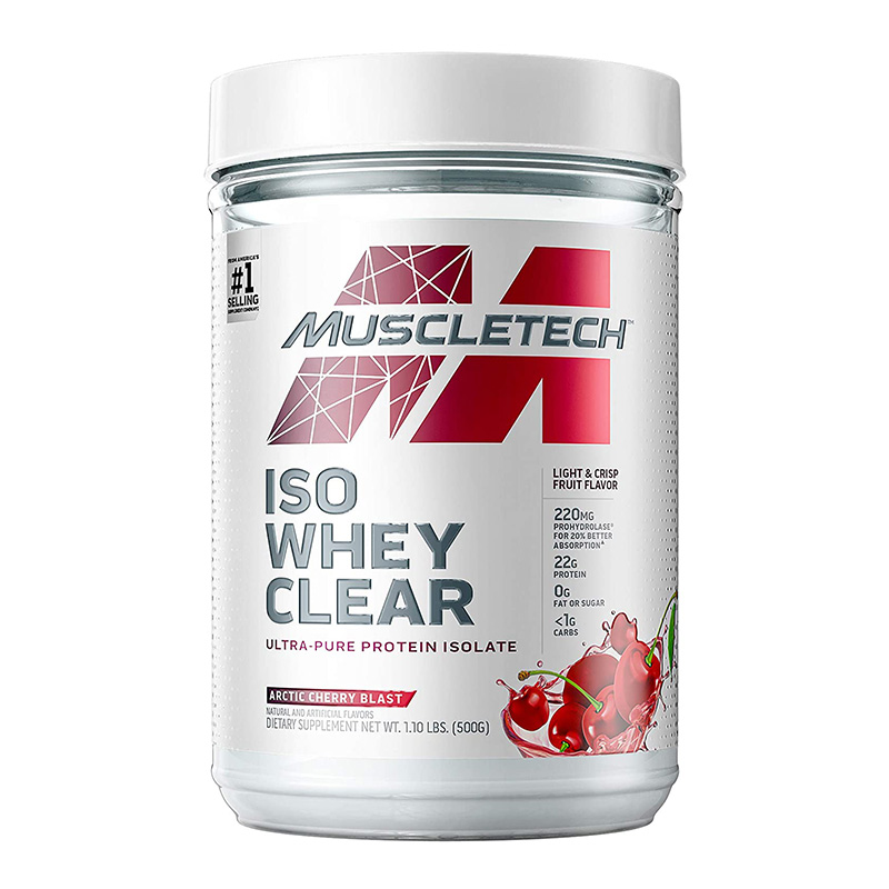Muscle Tech Iso Whey Clear Arctic Cherry Blast 1.1lbs