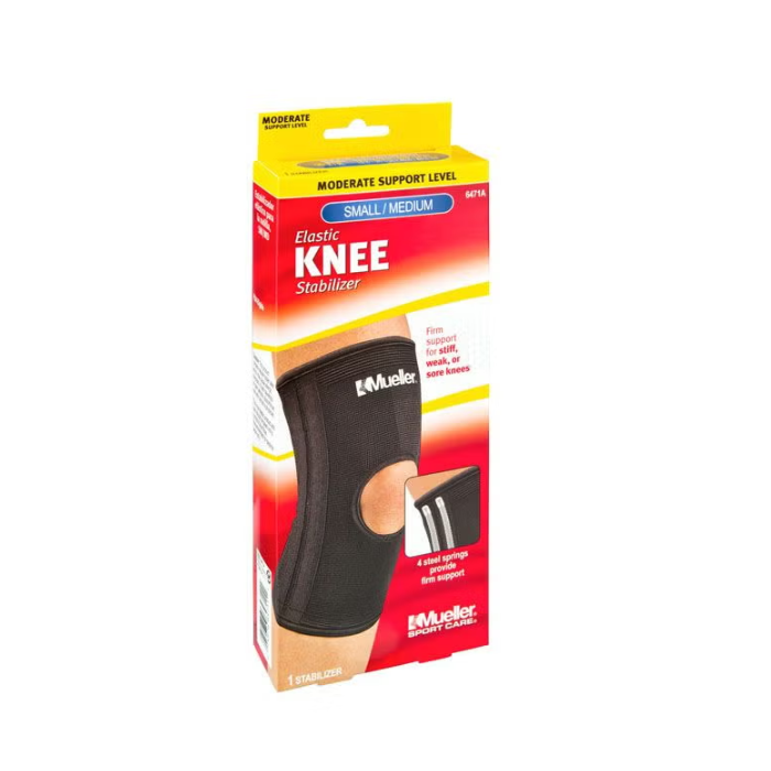 Mueller Elastic Knee Stabilizer Black