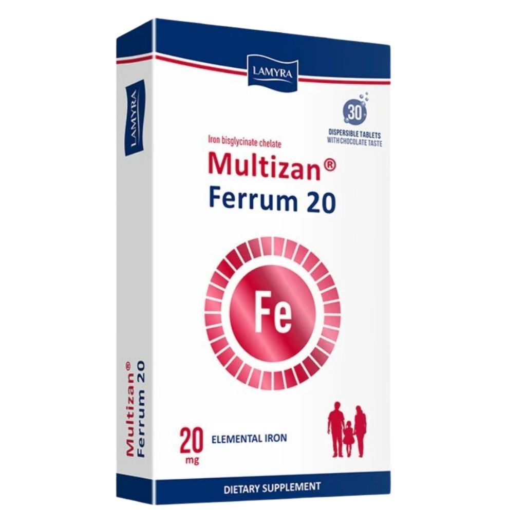 Multizan Ferrum 20mg Odt 30's