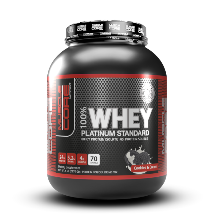 Muscle Core 100% Whey Protein Cookies & Cream 5LB