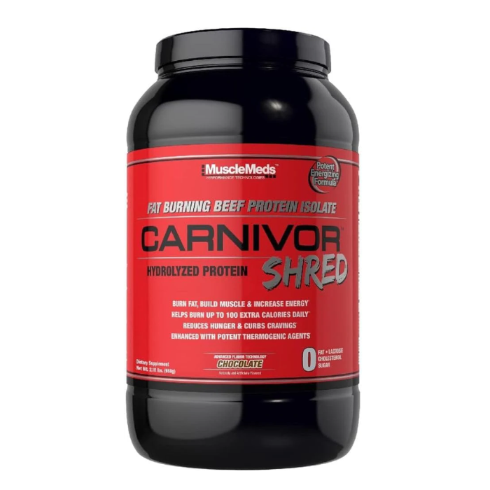MuscleMeds Carnivor Shred Hydrolyzed Protein Chocolate 2LB