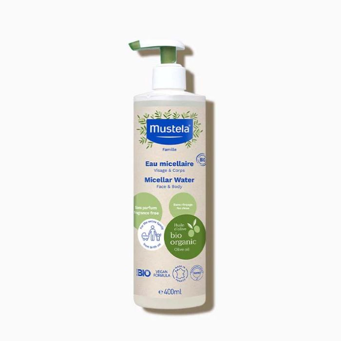 Mustela Bio Organic Micellar Water 400ml 1+1 Free Promo