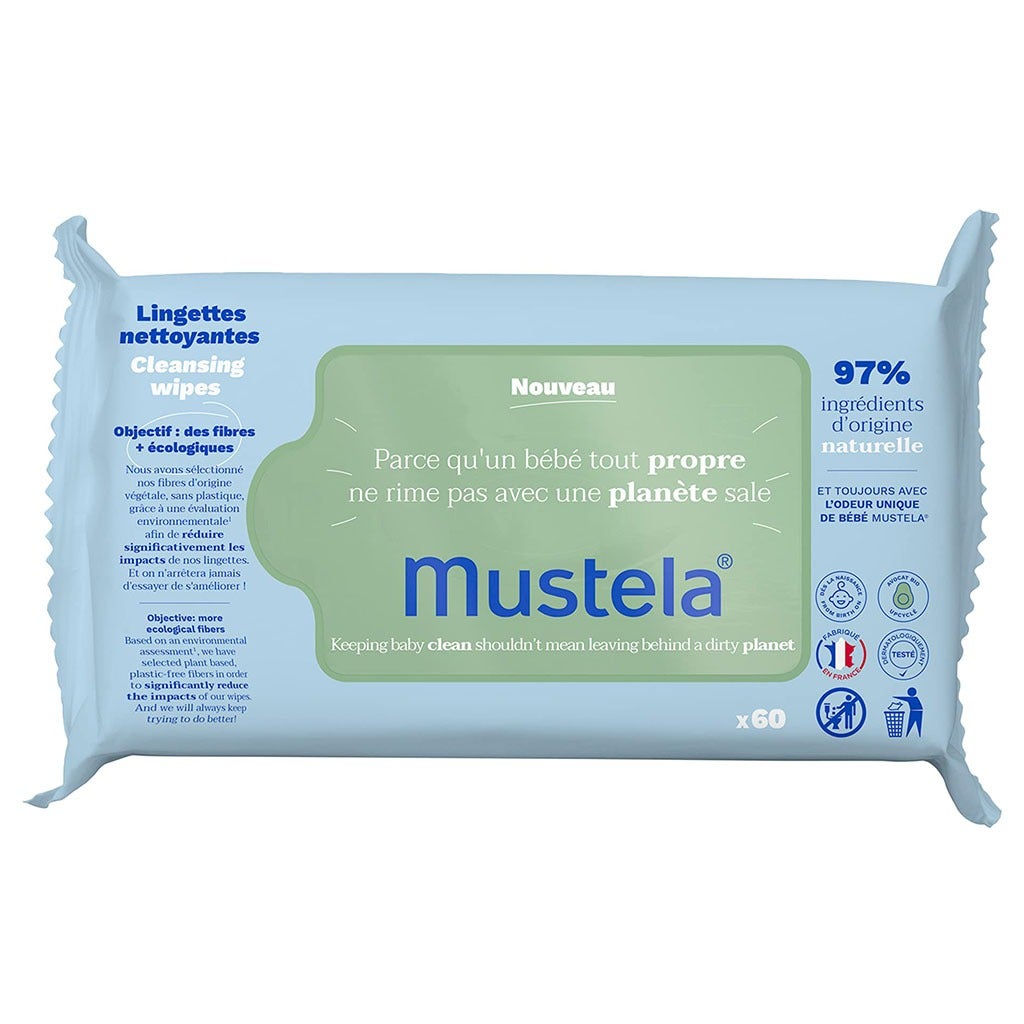 Mustela Cleansing Wipes Box 60s