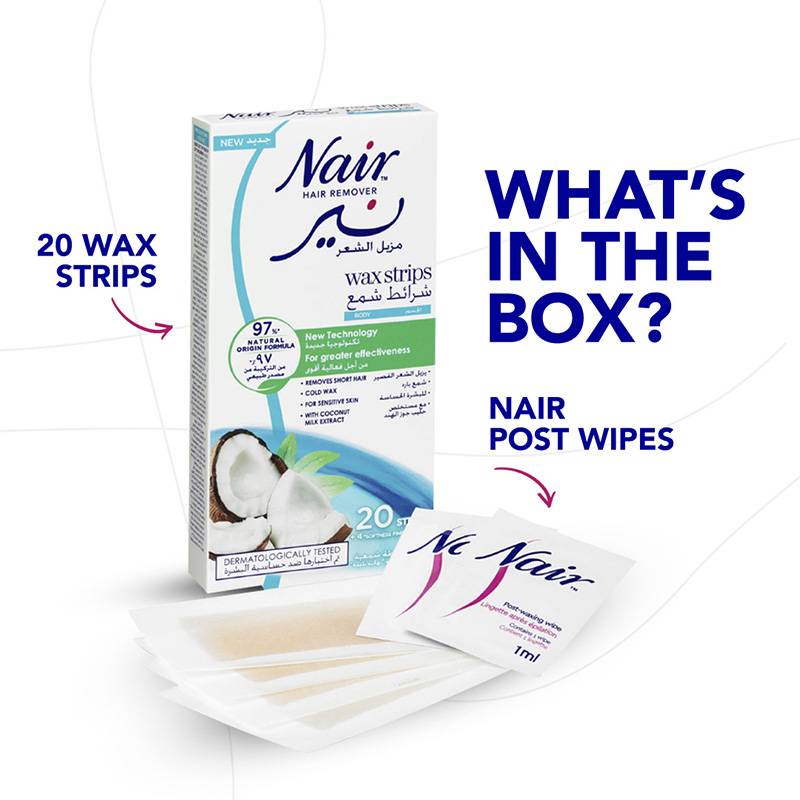 نير شرائح شمع للجسم بجوز الهند 20