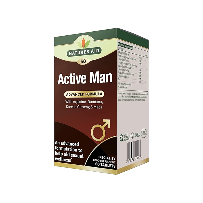 Natures Aid Active Man 60 Tablets
