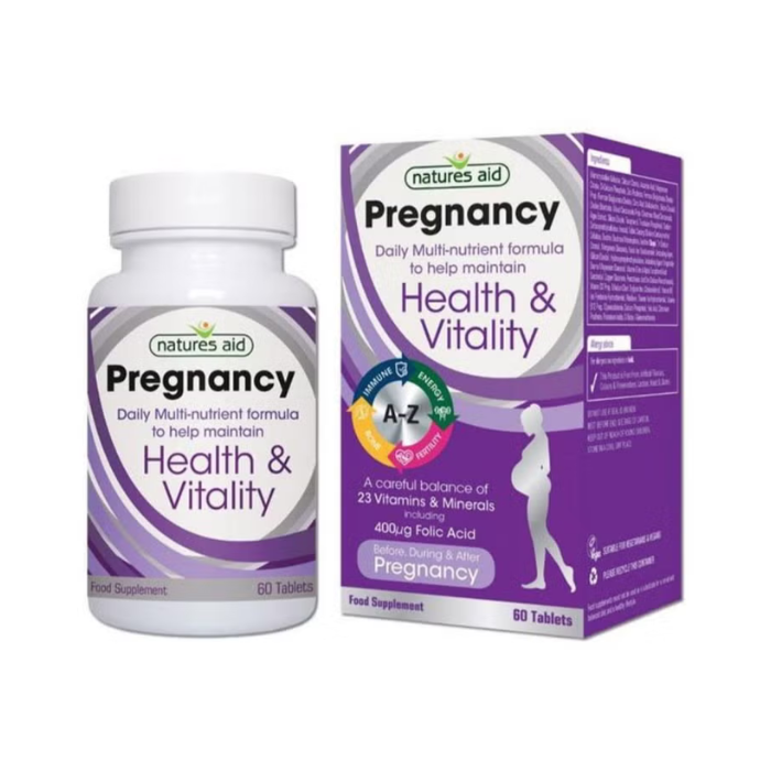 Natures Aid Pregnancy Health & Vitality 60's Tablets