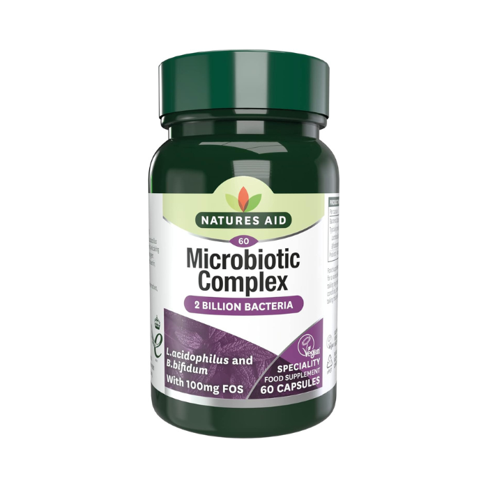 Natures Aid Probiotic Complex (With Bifidus and Fos) 60's Vegetable capsules