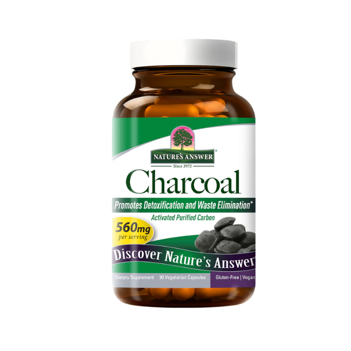 Natures Answer Charcoal Activated 560 mg 90 Vegetable capsules