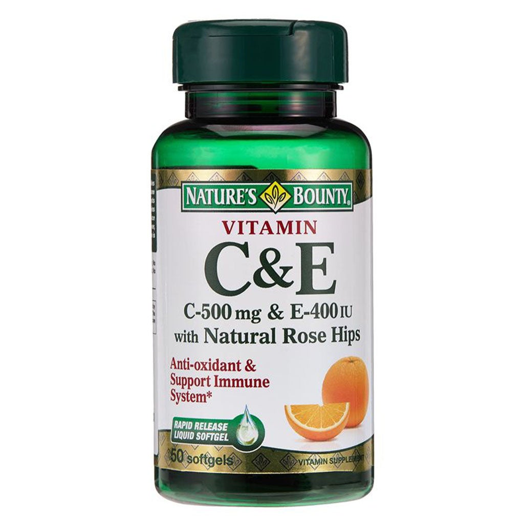 Natures Bounty C&E Rose Hips 50's Softgel
