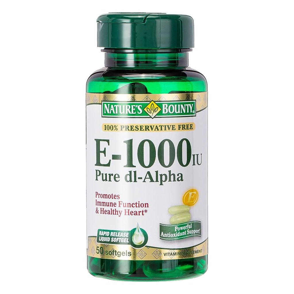 Natures Bounty Vitamin E 1000 IU 50's