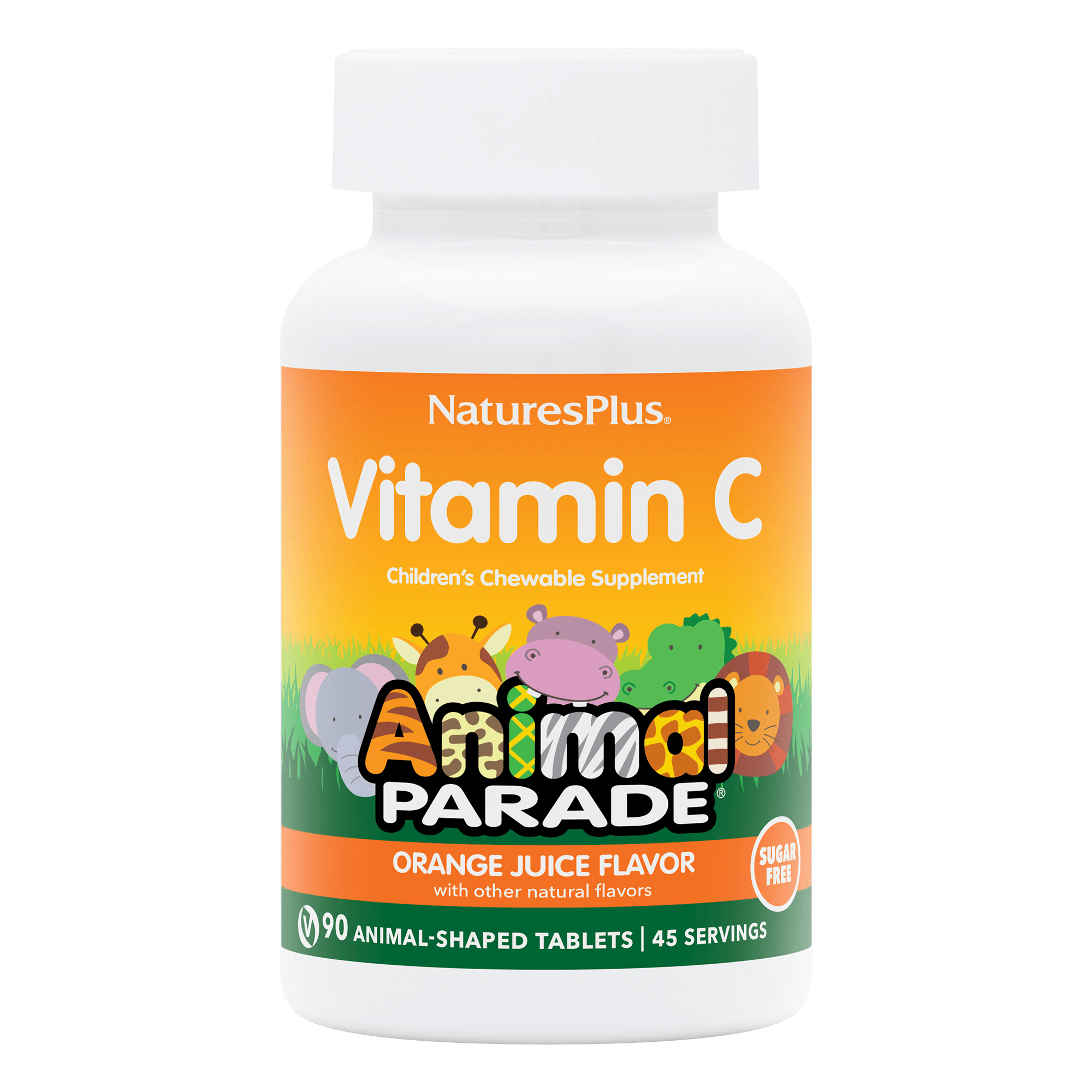 Natures Plus Animal Parade Sugar Free Vitamin C 90's