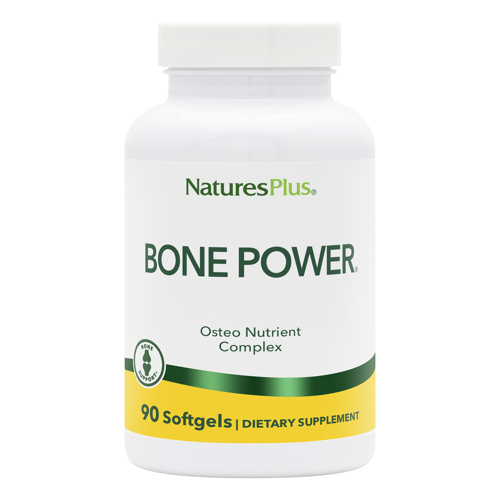 Natures Plus Bone Power With Boron Milk Free 90 Softgels