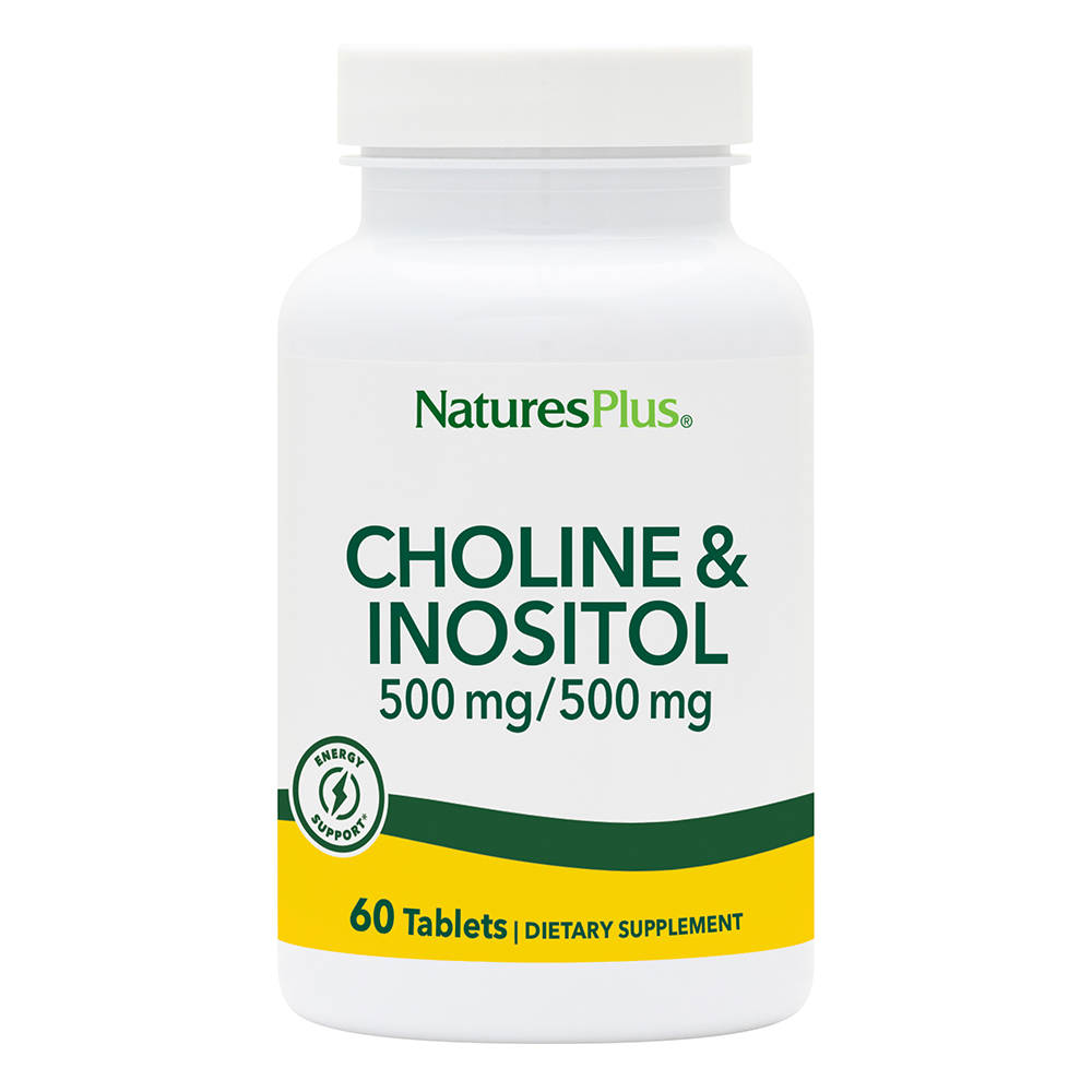 Natures Plus Choline And Inositol 500mg 60 Tablets