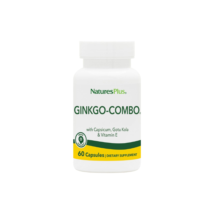 Natures Plus Ginkgo Combo Biloba Complex 60 Capsules