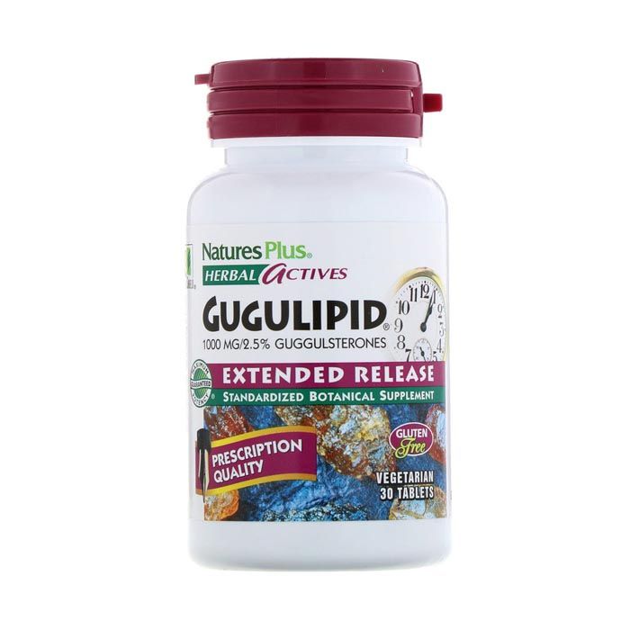مكمل غذائي Herbal Actives Gugulipid من ناتشرز بلاس- 30 قرص