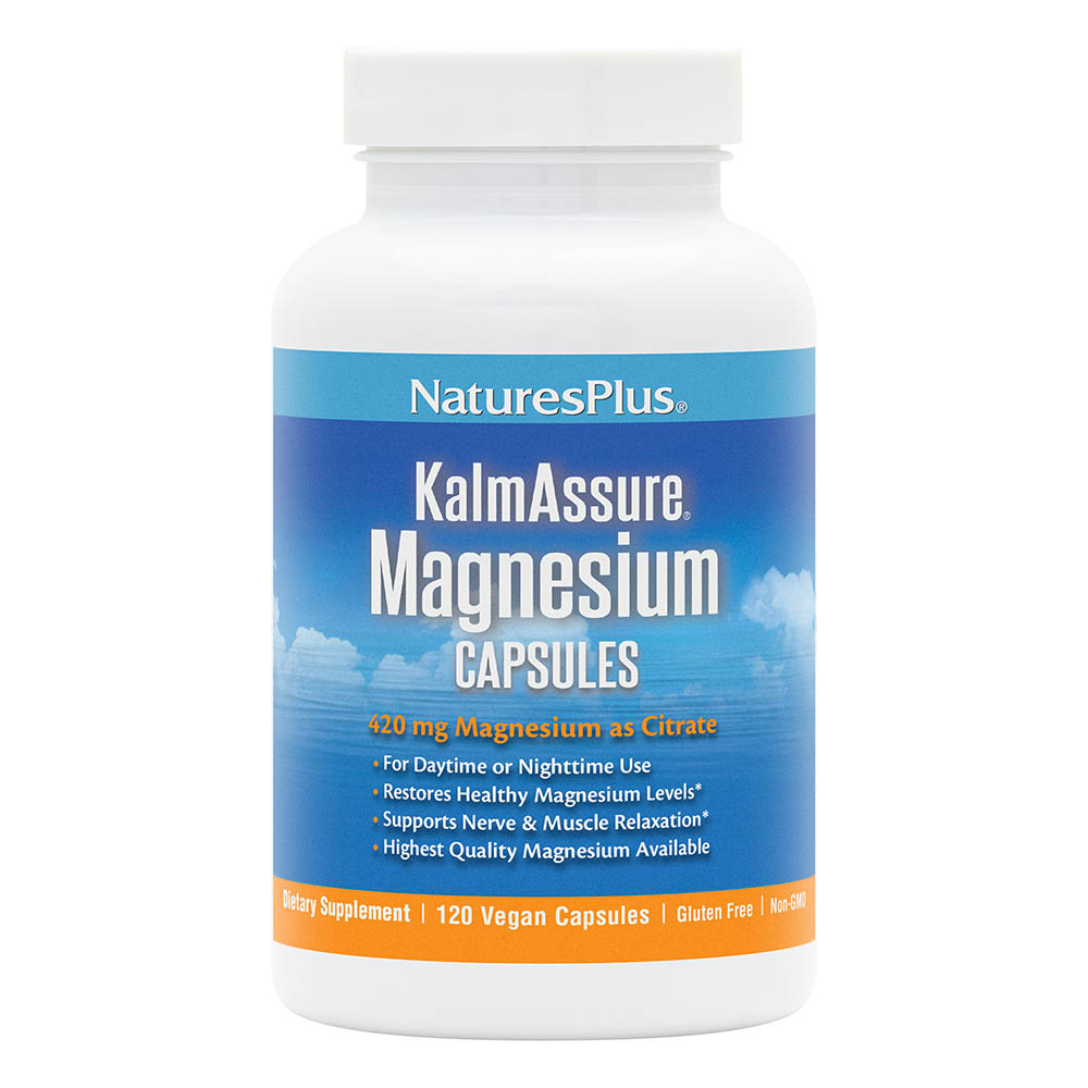 Natures Plus Kalm Assure Magnesium 420 mg 120 Capsules