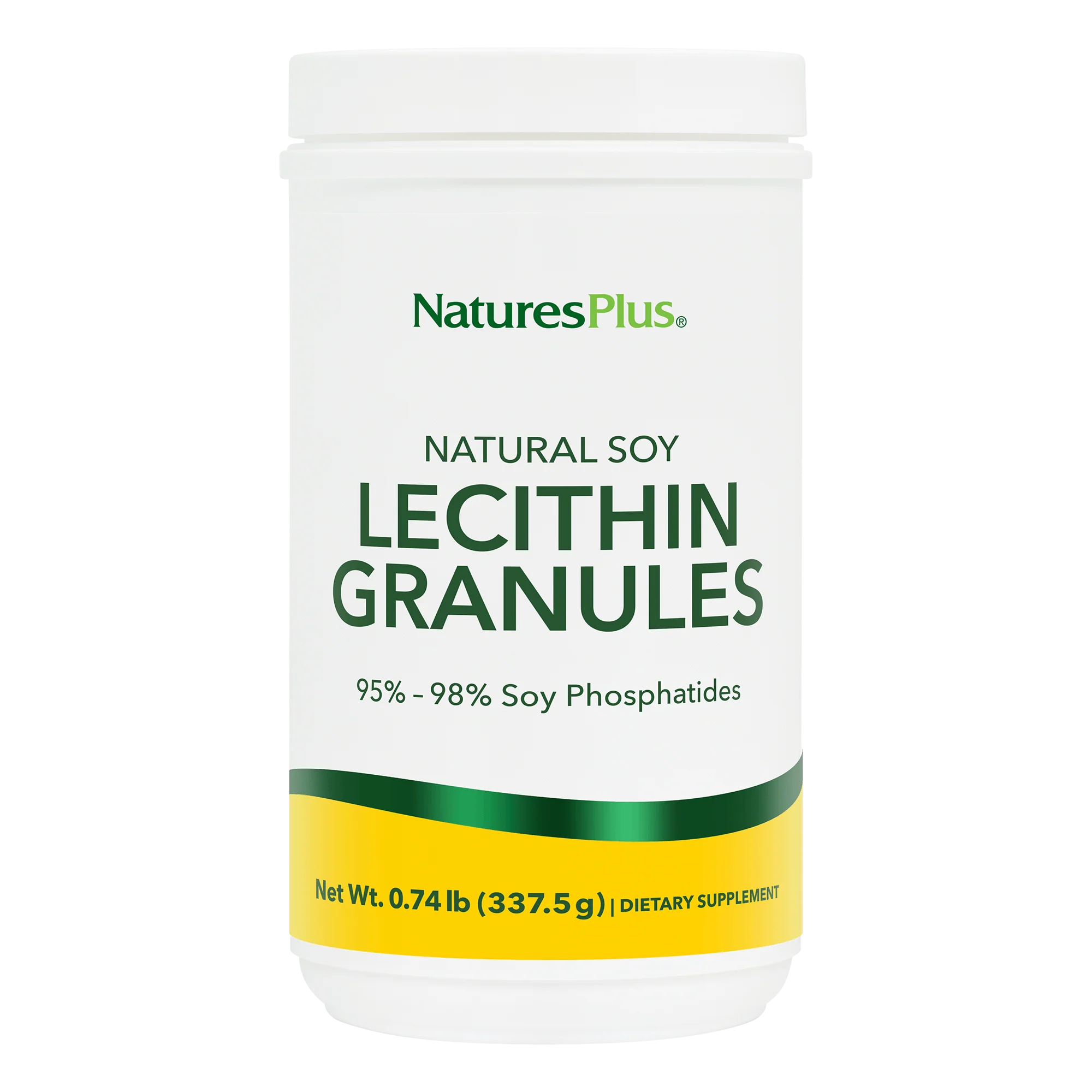 Natures Plus Lecithin Granules 12 Oz 340 g Can