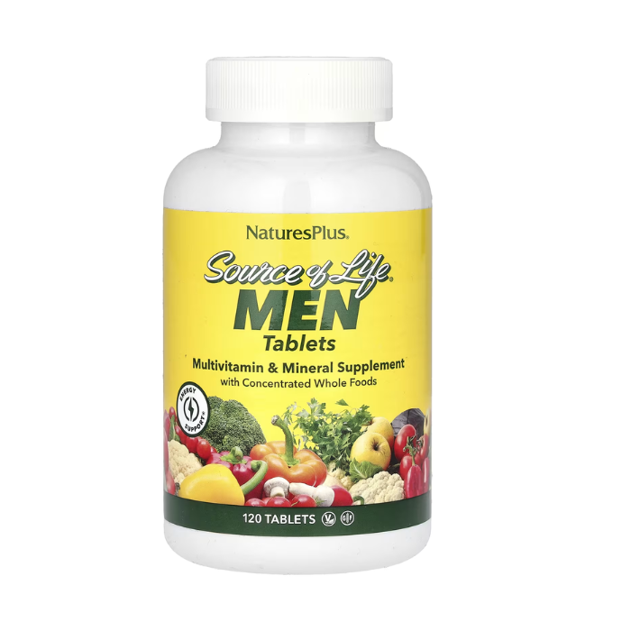 Natures Plus Source Of Life Men's Multi Vitamins 120's