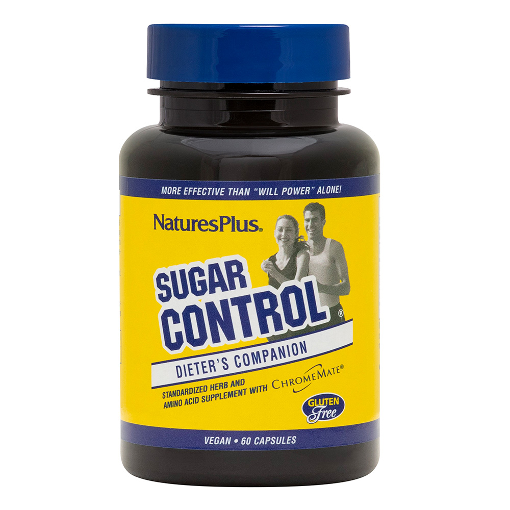 Natures Plus Sugar Control Sugar Cravings Formula 60 Capsules