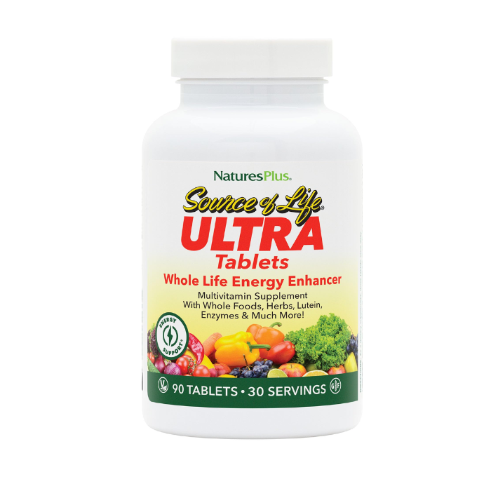 محسن الطاقة لوتين Ultra Source Of Life من ناتشرز بلس-  90 قرص