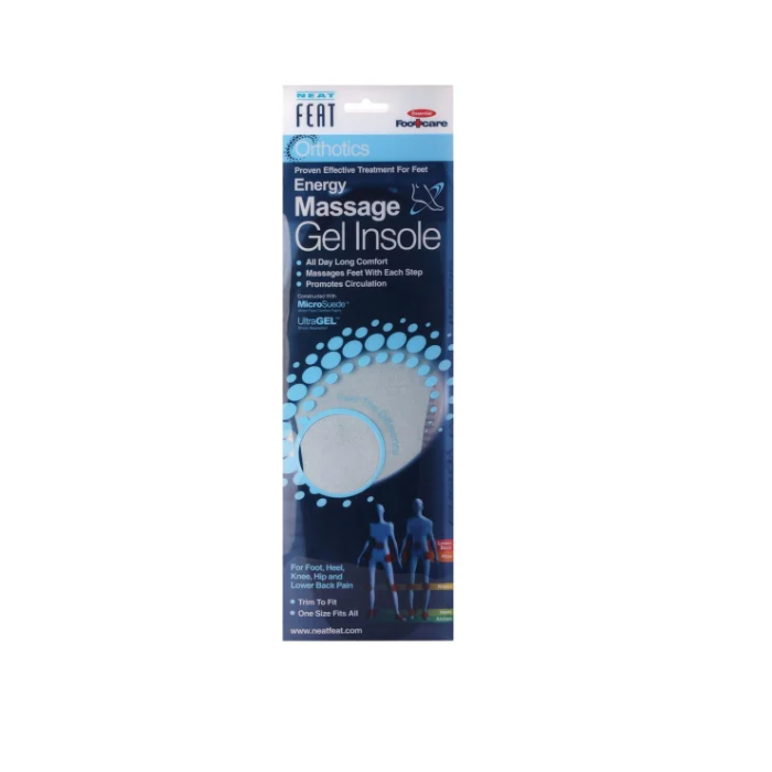 Neat Feat Energy Massage Gel Insoles Mens