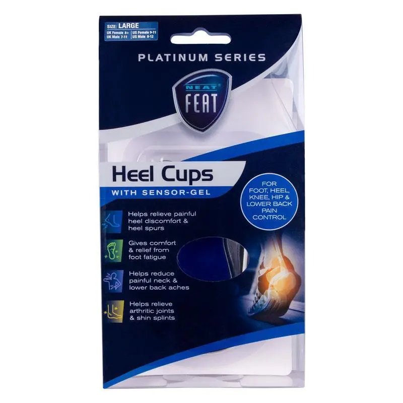 Neat Feat Gel Tech Heel Cups Large