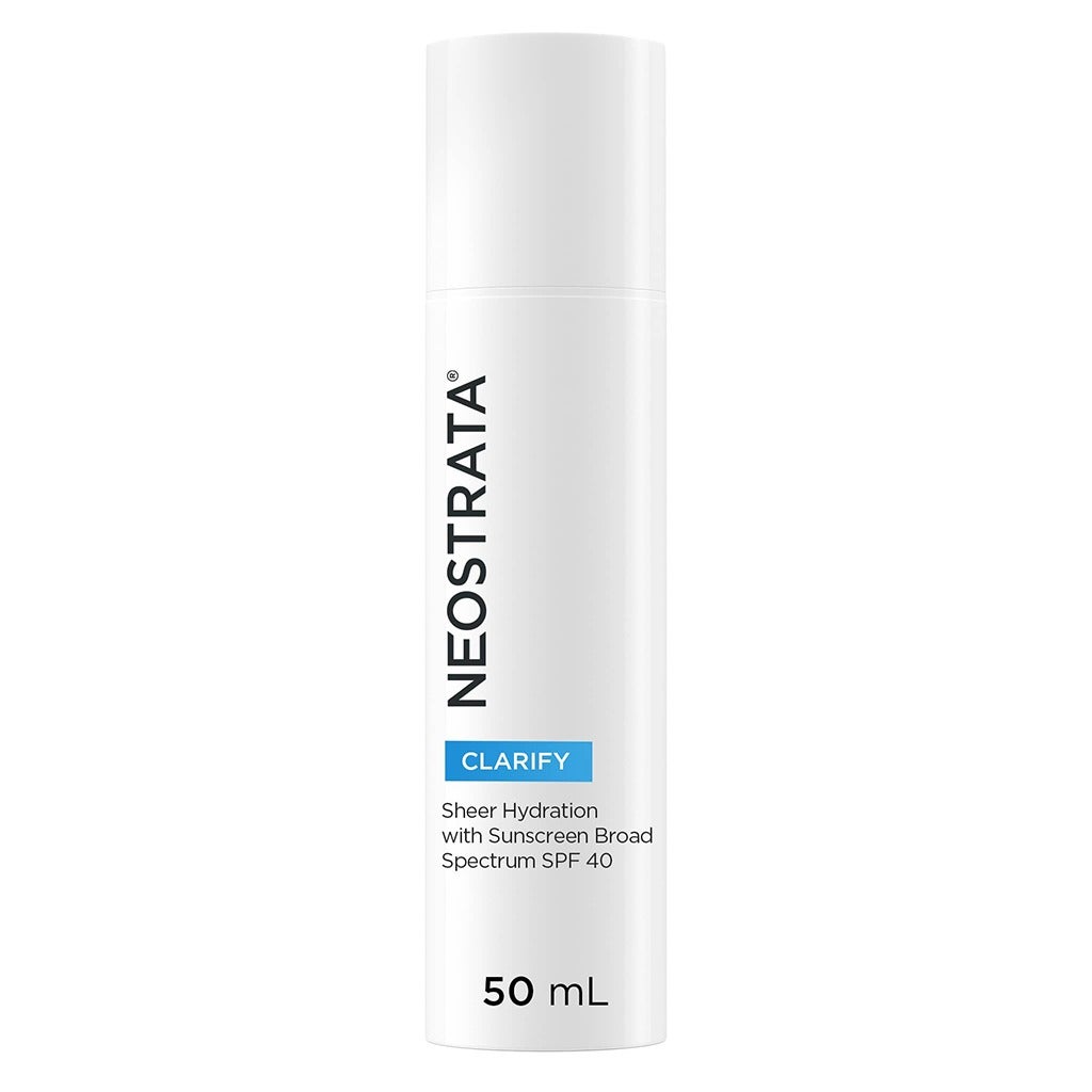 Neostrata Clarify Sheer Hydration Sunscreen Broad Spectrum (SPF40) with Neo Glucosamine AHAs 50ml