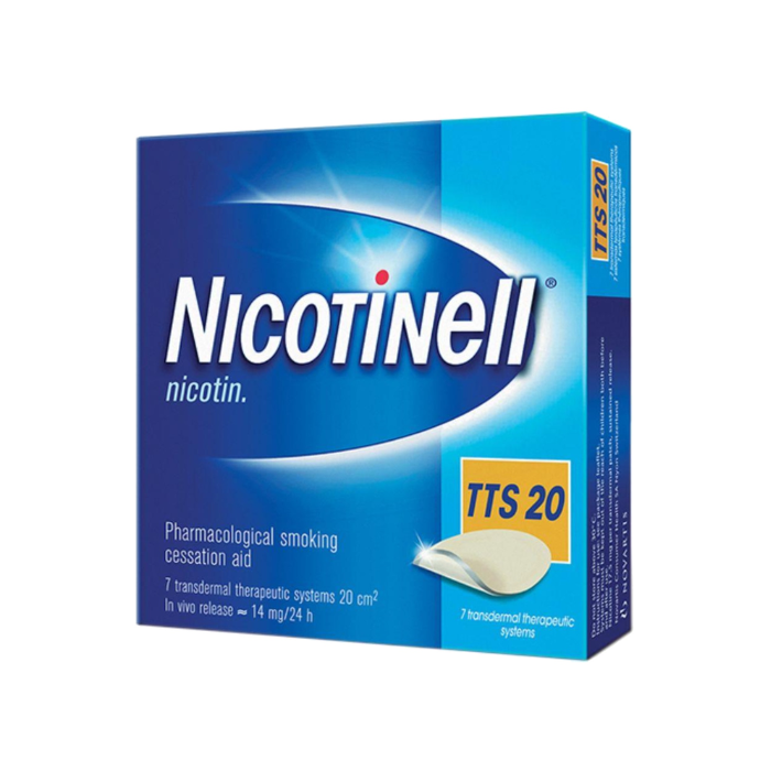 نيكوتينيل تي تي إس 20 لصقات عبر الجلد 7 أكياس
