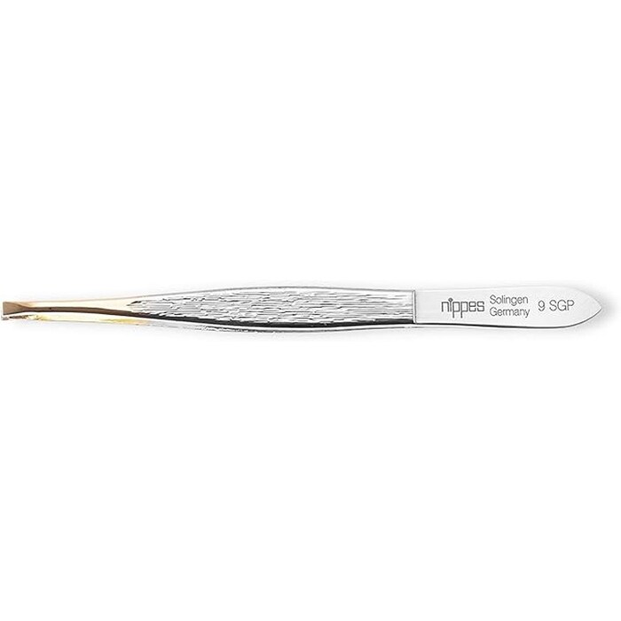 Nippes Tweezer Gold Tip Crab Claw Bented 9SGP
